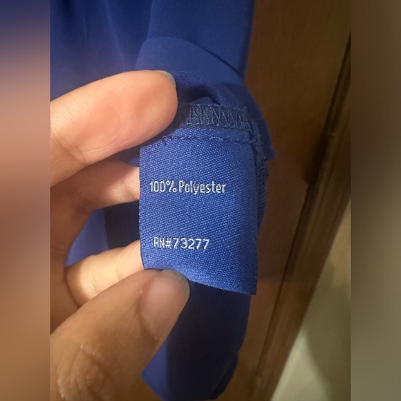 Apt 9. women’s Blue Sleeveless Button Front Blouse - Picture 3 of 10